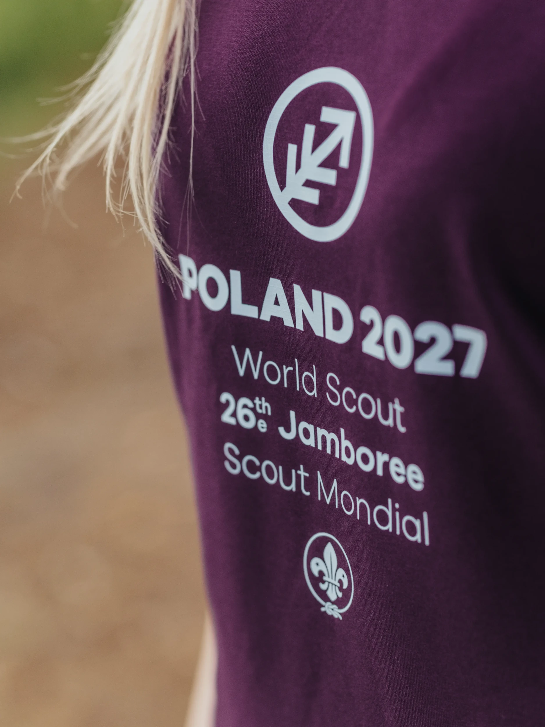 Women's T-Shirt - Jamboree Collection with Full Logo - Purple